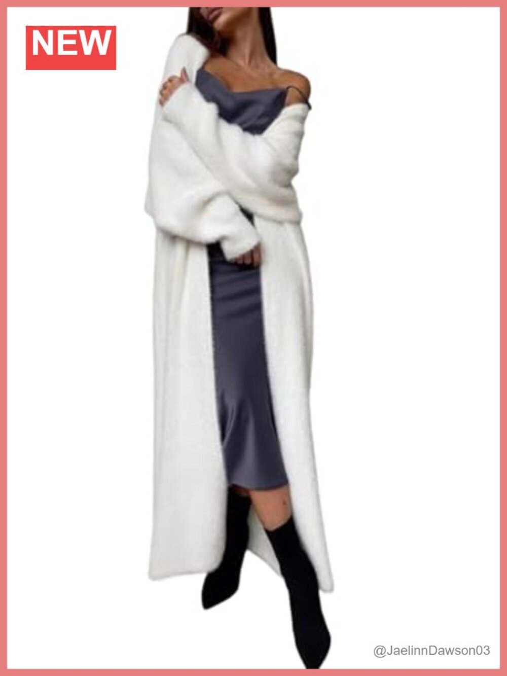 Fuzzy Open Front Duster Cardigan Long Sleeve Loungewear